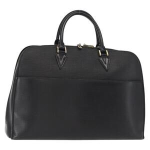 LOUIS VUITTON Epi Sorbonne Business Bag Black M54512 LV Auth th3744